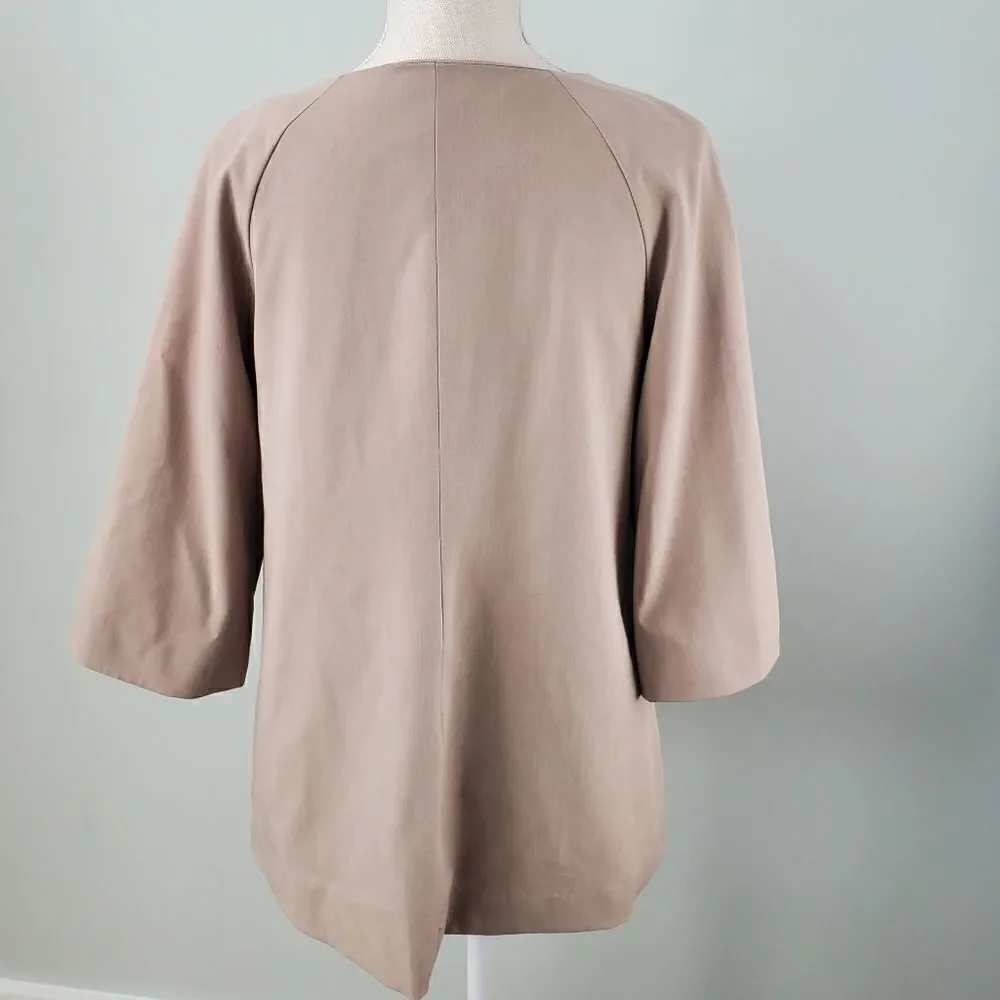 KENZIE WOMEN'S SWING JACKET POCKETS ONE BUTTON 3/4 LENGTH SLEEVES SIZE 8